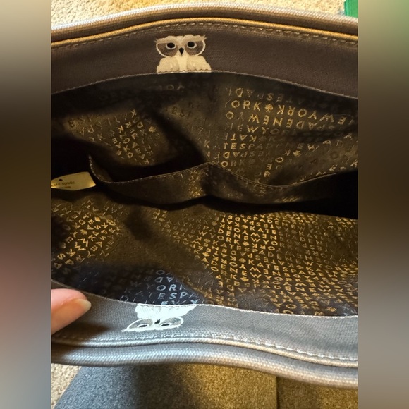 Kate Spade NWOT Owl Print Tote - Picture 4 of 7